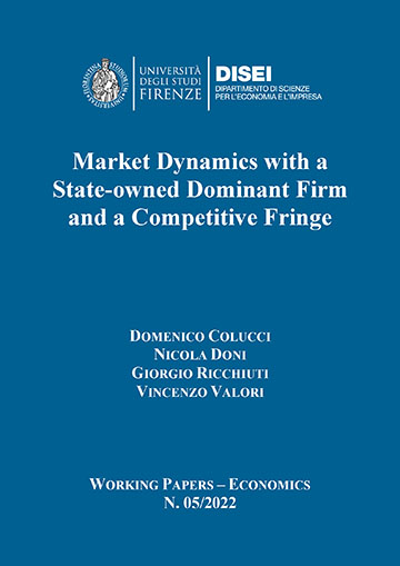 Market Dynamics with a State-owned Dominant Firm and a Competitive Fringe (Colucci et al., 2022)