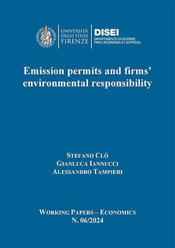 Emission permits and firms’ environmental responsibility (Clò et al., 2024)