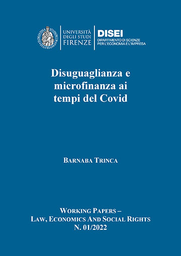 Disuguaglianza e microfinanza ai tempi del Covid (Trinca, 2022)