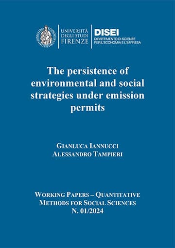 The persistence of environmental and social strategies under emission permits (Iannucci e Tampieri, 2024)