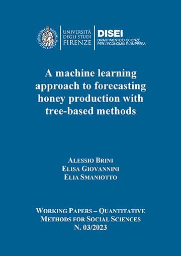 A machine learning approach to forecasting honey production with tree-based methods (Brini et al., 2023)